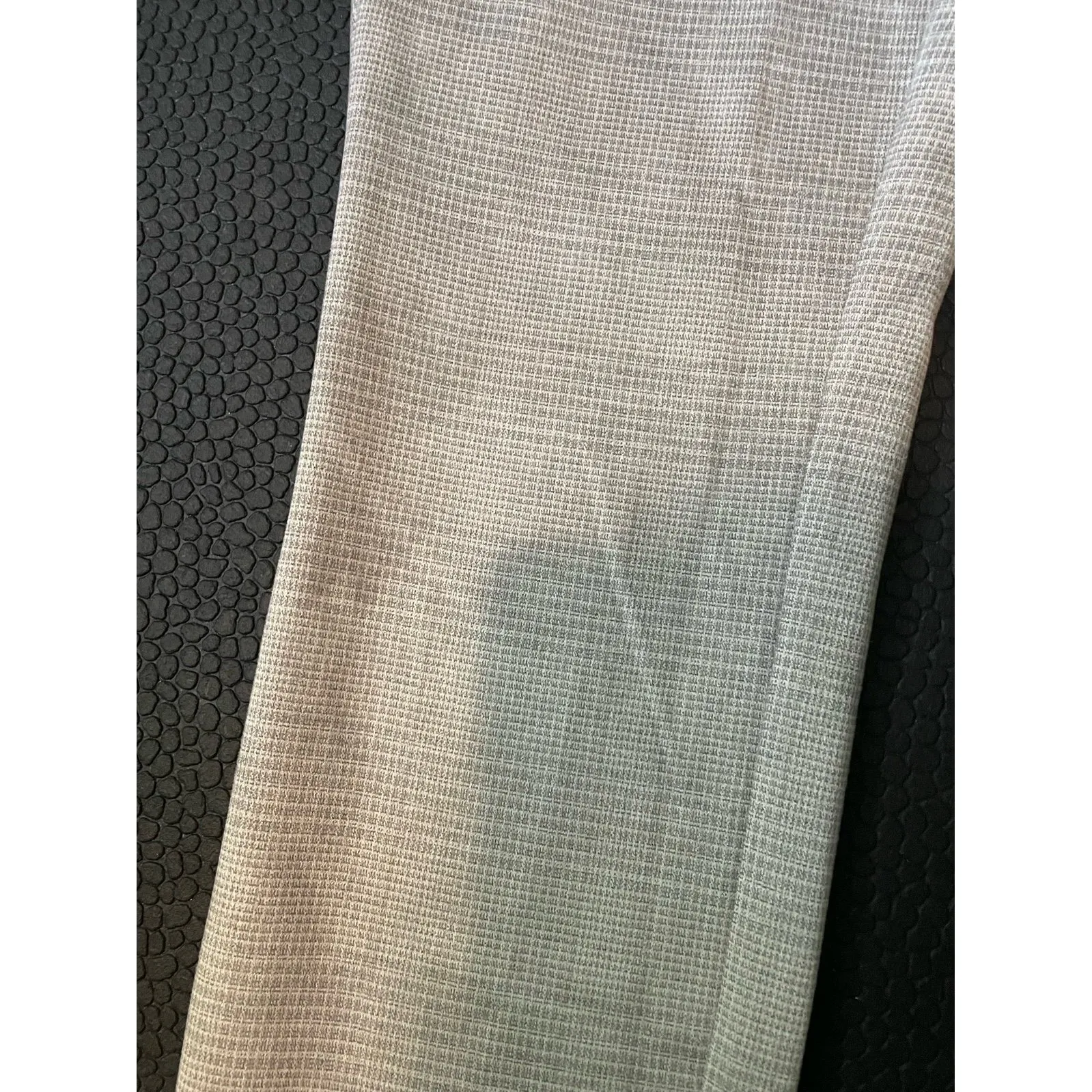 T Tahari tummy‎ control plaid faux leather pants size Medium #144 - Image 2