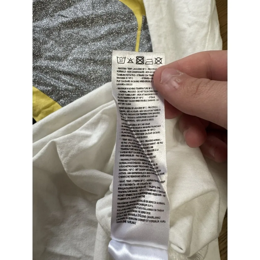 Armani Exchange‎ AX Shirt Women Size Large Cotton Short Sleeve Graphic Print NWT - Image 9