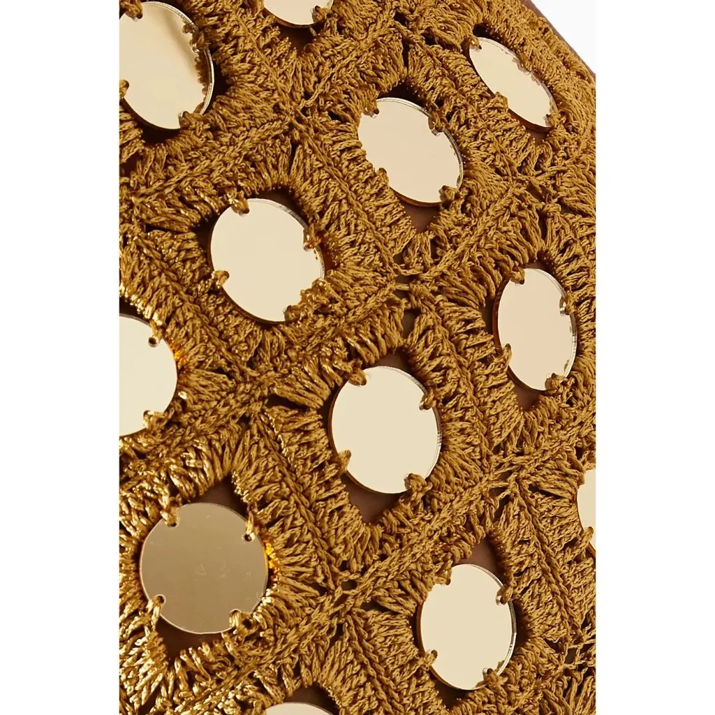 Alix Pinho Translucid Mini Skirts in Gold X - Image 7