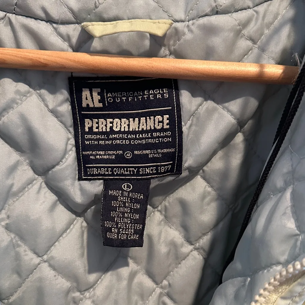 American Eagle  Performance Large Y2K  Hooded Pullover Winter Jacket - Image 2