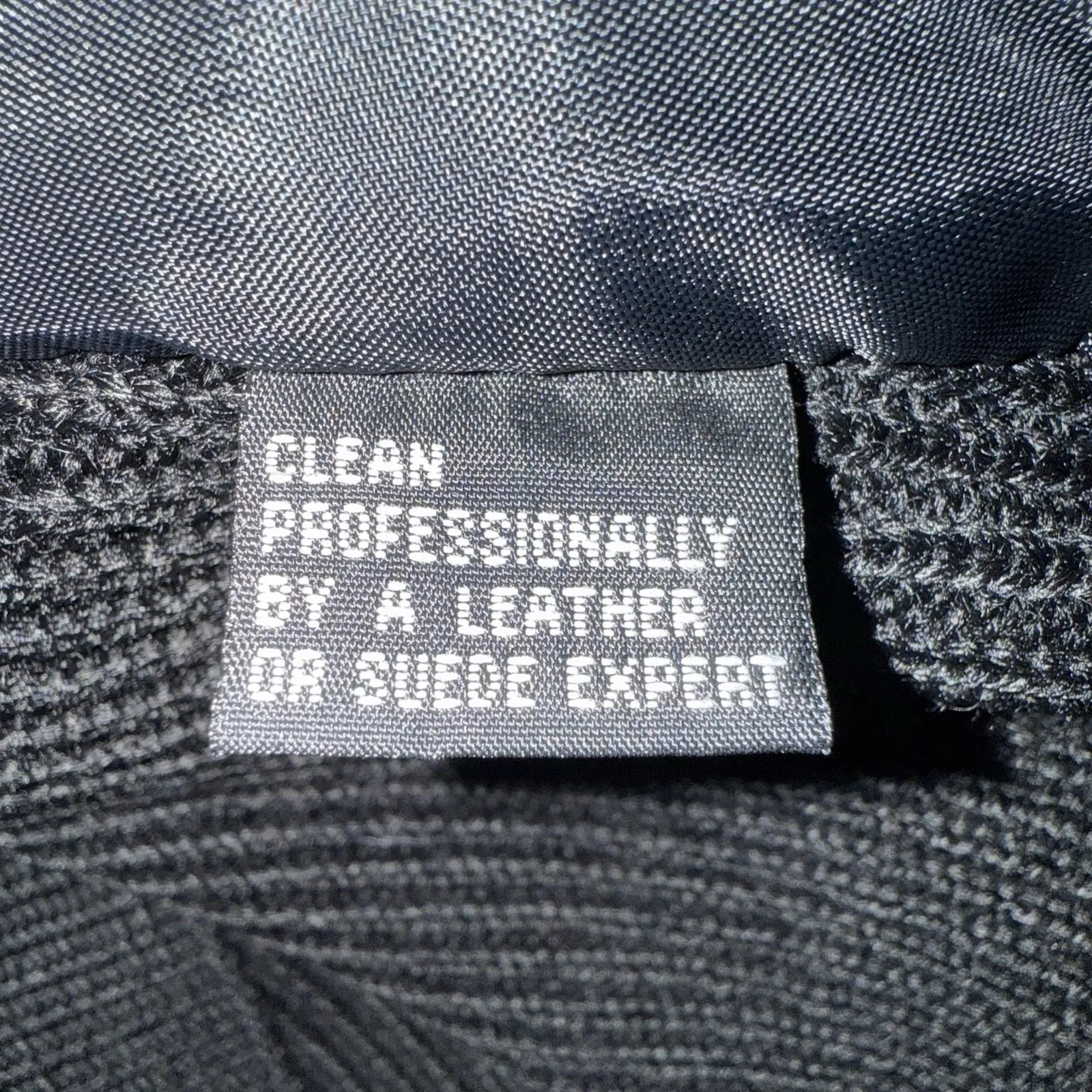 Vintage Carole Little Street Wear Black Leather Vest Knit Sweater Back Large - Image 9