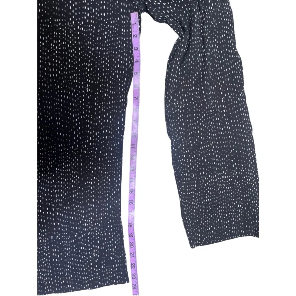 New Stillwater Xs Black Polka Dot Pant Romper - Image 4