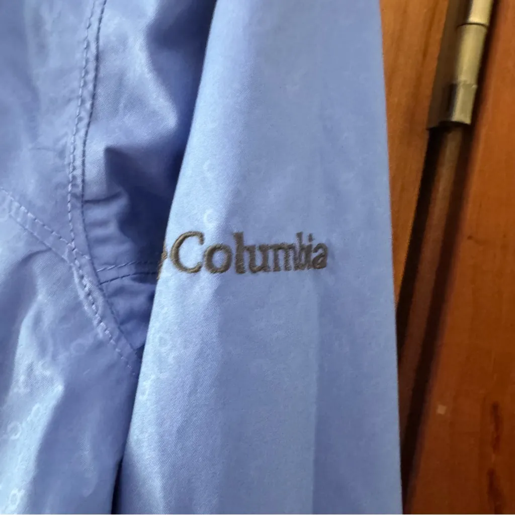 Columbia Omni Tech Interchange Light Jacket Women’s Small Periwinkle Blue Casual - Image 3