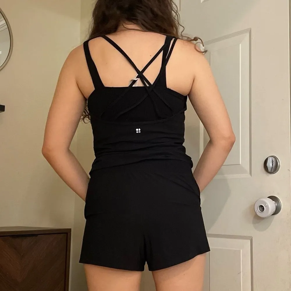 Sweaty Betty Horizon Active Romper‎ Medium Black - Image 2
