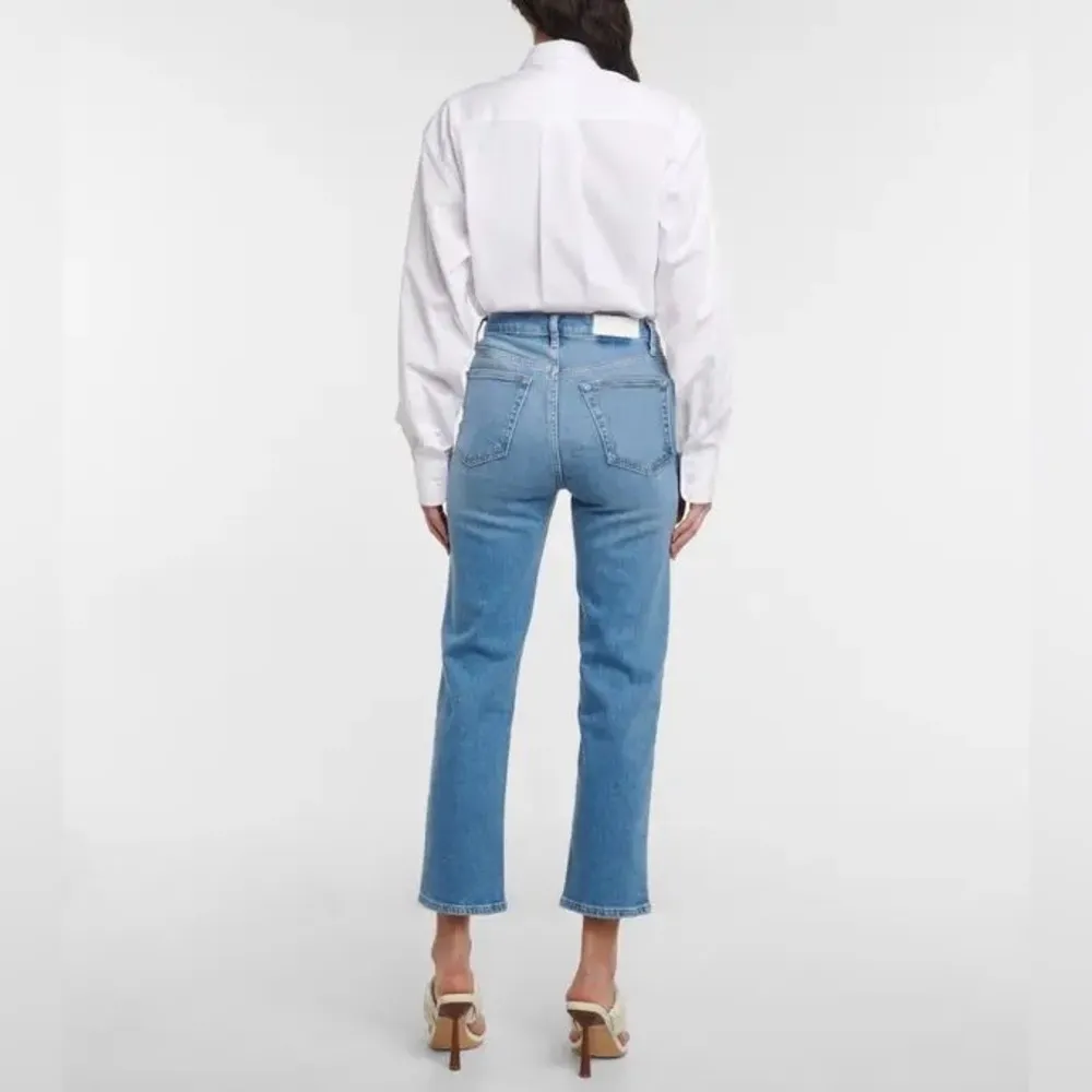 RE/DONE The 70s Comfort Stretch High Rise Stove Pipe Jeans in Rodeo Indi… - Image 7