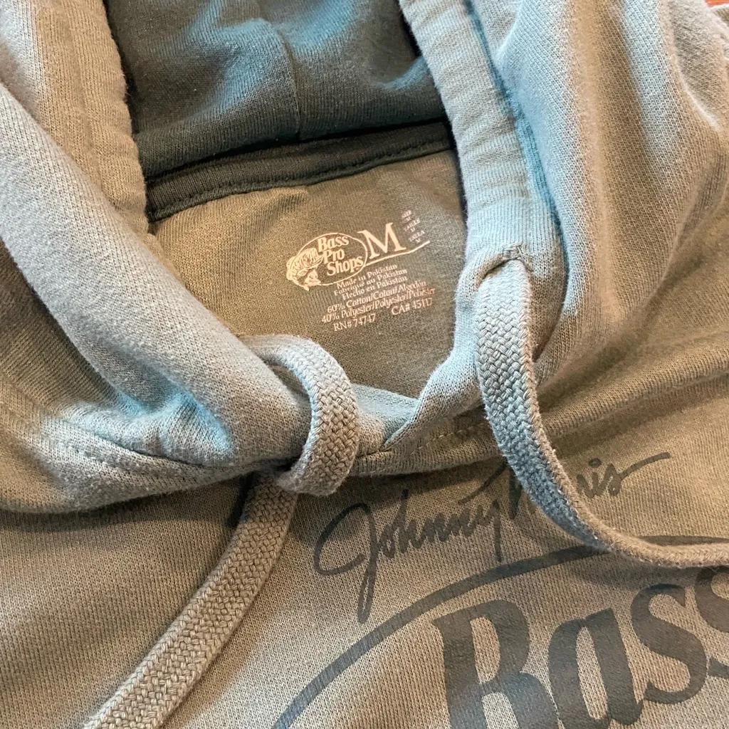 Bass Pro Shop Teal Hoodie Sweatshirt 🔥 - Image 3