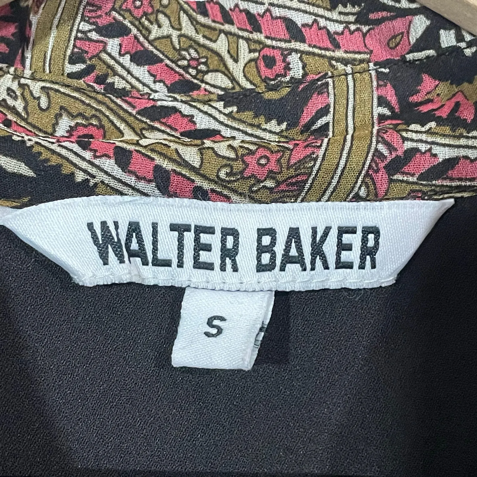 Walter Baker Adaline Paisley Print Shirt - Brown Multi - Small - Image 7