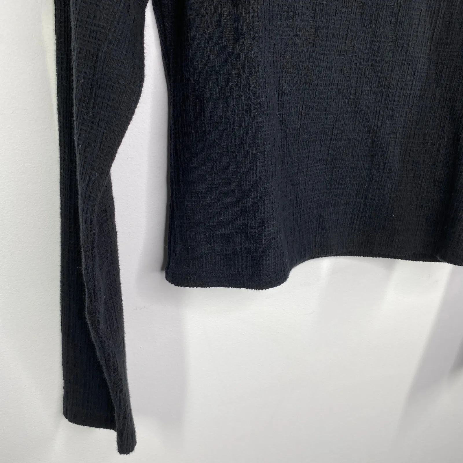 Jack BB Dakota New York Nights Black Jacquard Top Women's Size Medium M - Image 4