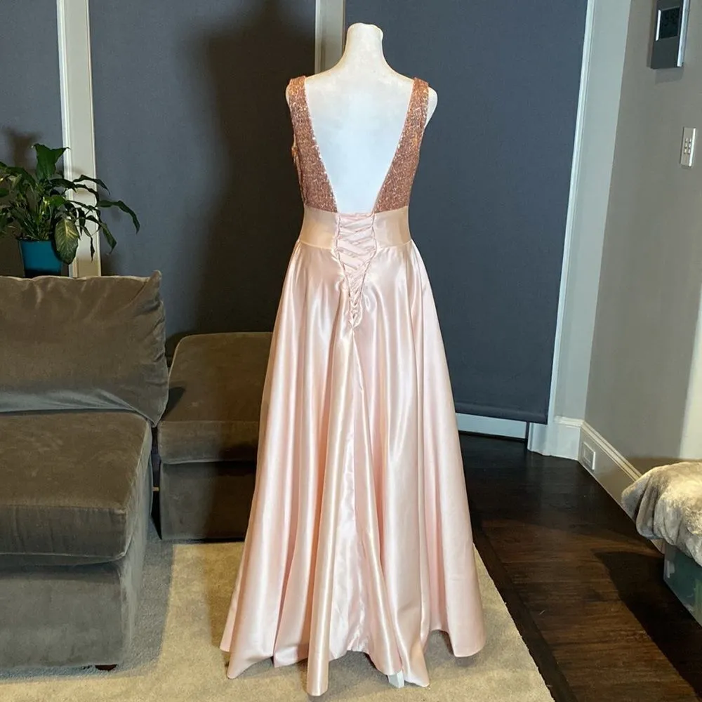 Women’s Full Length Sequined Bodice V - Image 5