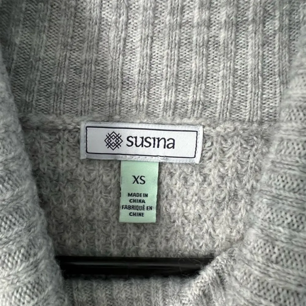 Susina Grey Sweater Dress Gray Size XS - Image 3