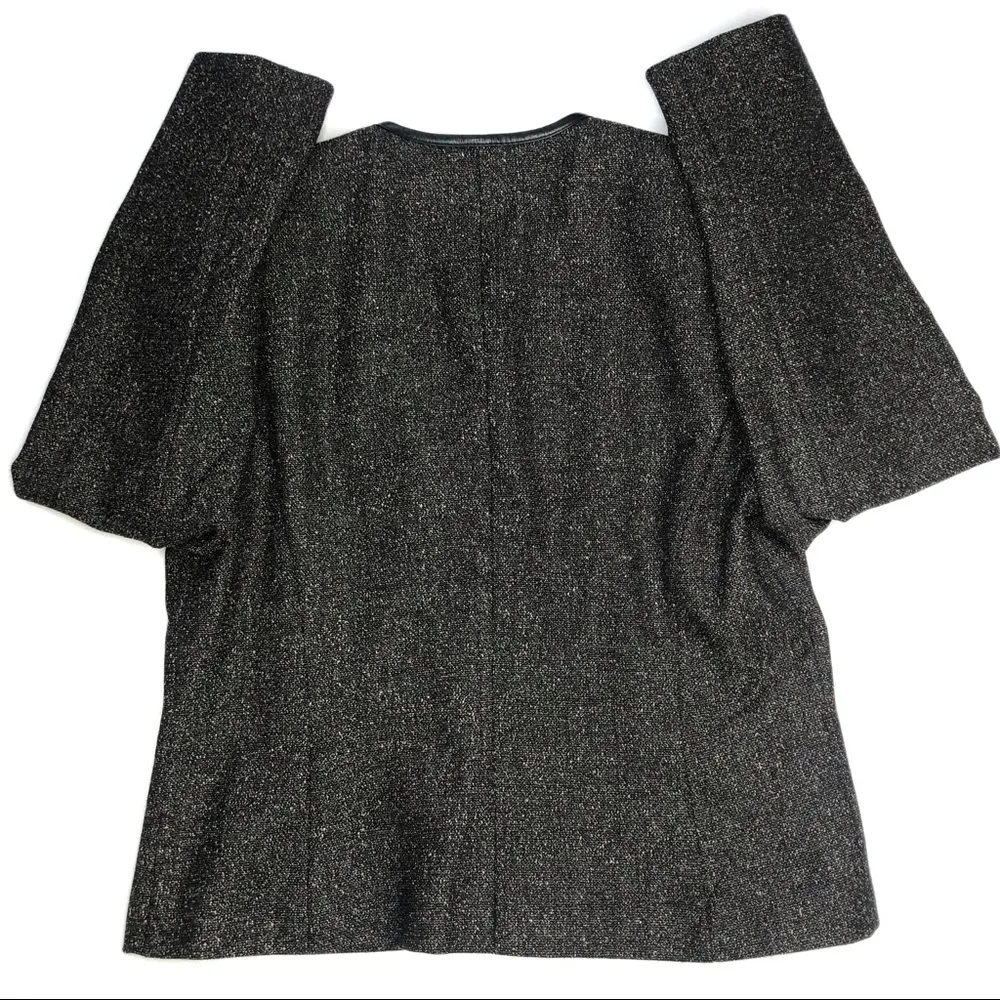 Pendleton Blazer Wool Blend Leather Trim - Image 2