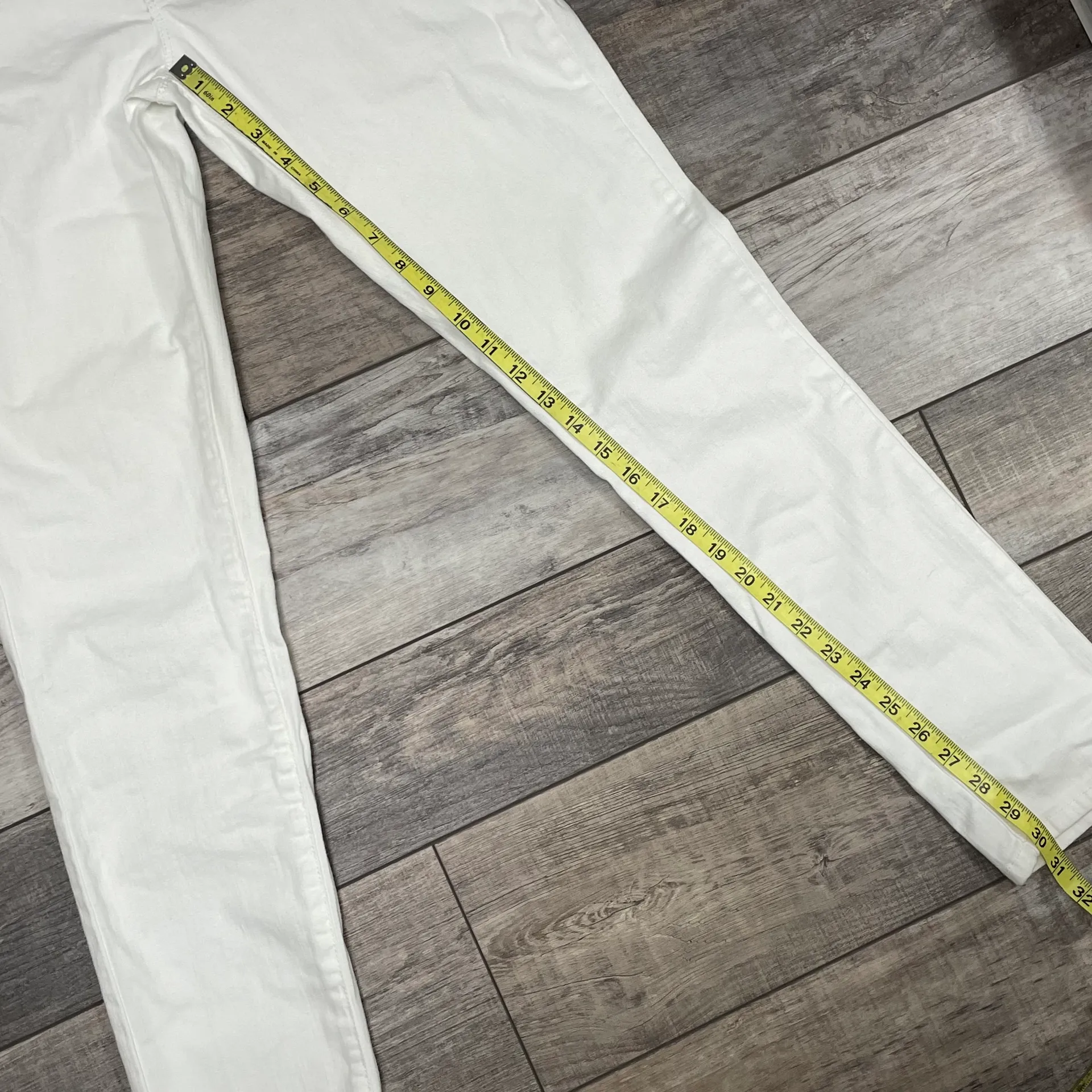 U.S. Polo Assn. Midrise White Skinny Jeans Size 10 - Image 7