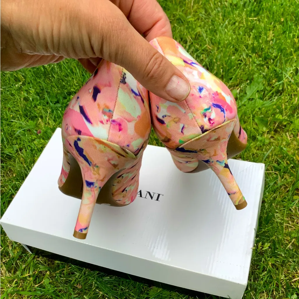 Ladies pointed toe pump on mid heels 🌸🌼🌸 Pink Size 10 - Image 8