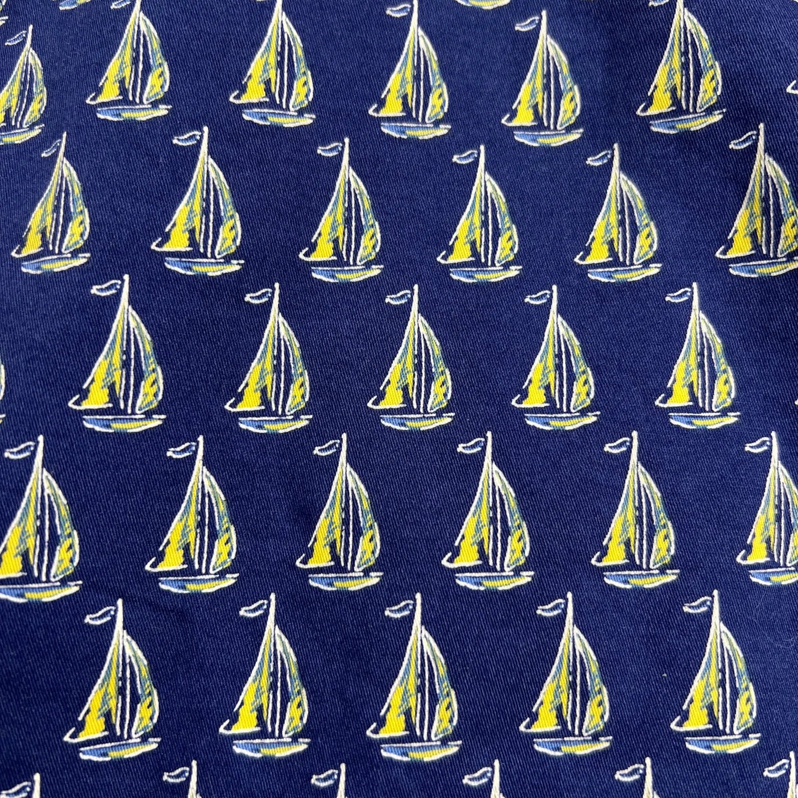Vineyard Vines Cotton Boating Dress Navy Sailboats Strapless Sheath Size 2 - Image 7