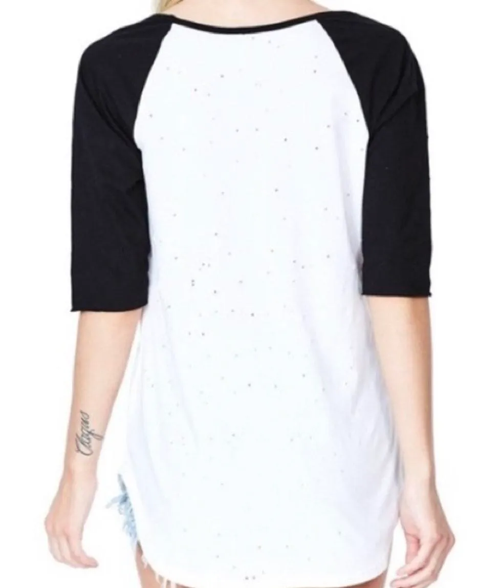 Emma & Sam Distressed Baseball T-Shirt - Image 3