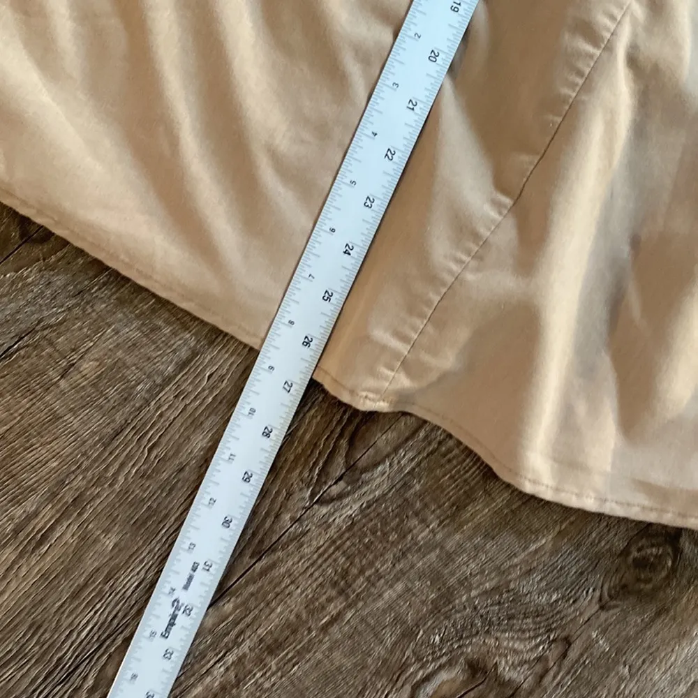 Ashley Stewart Shirt Women Plus Size 26 Tan
Button Down Pockets 3/4 Sleeve - Image 6