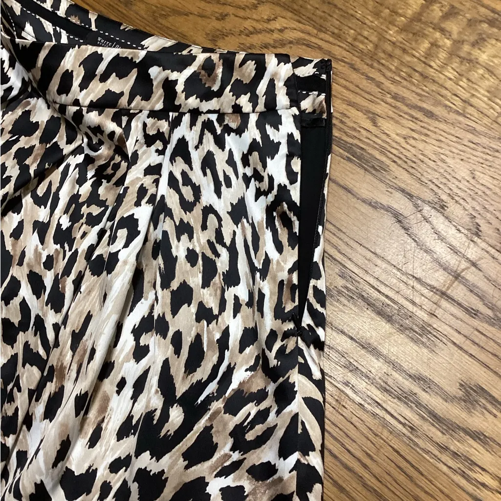 White House Black Market skirt. Leopard print. Size 10 - Image 10
