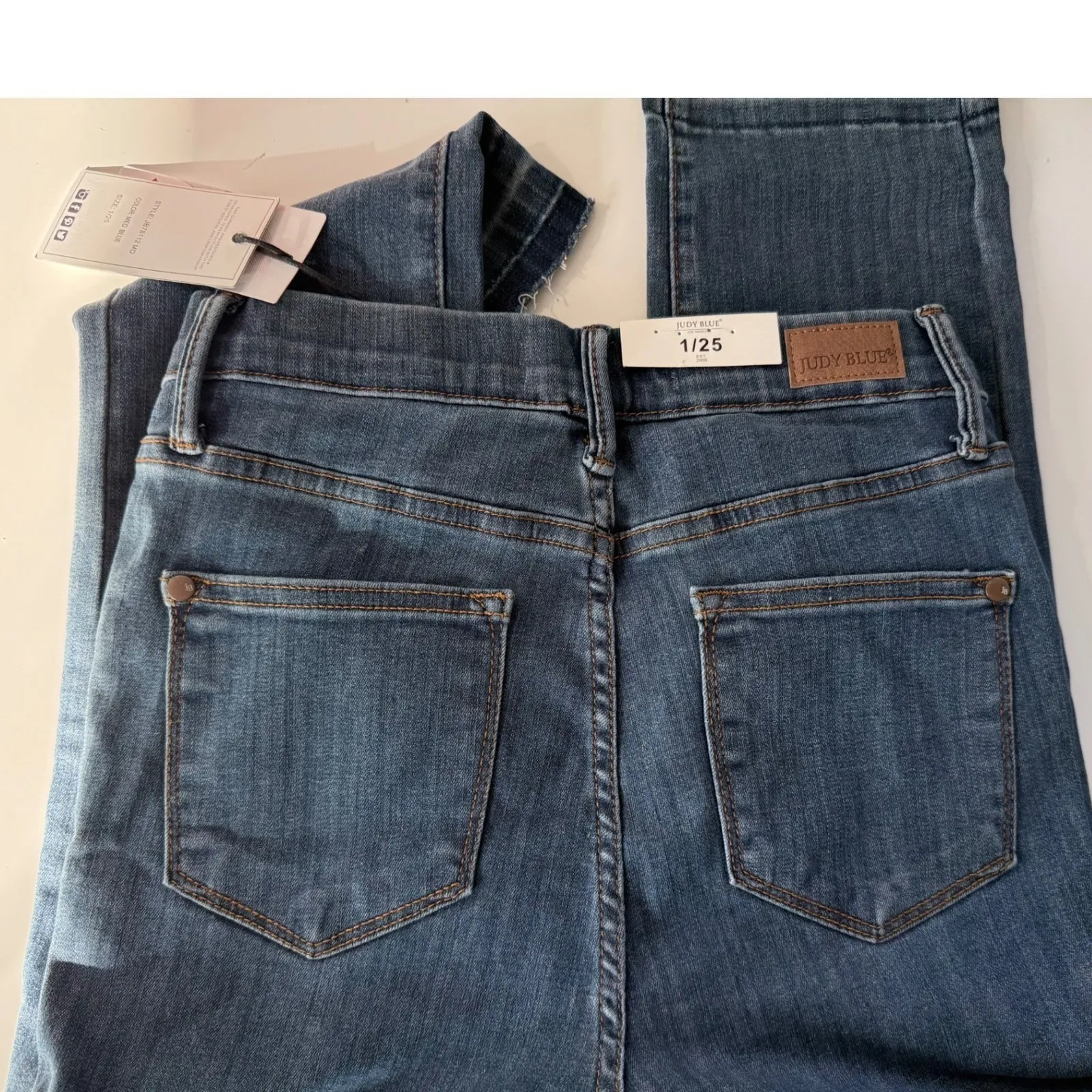 Judy Blue High Waist Skinny Capri Jeans Size 1/25‎ | Coastal Cowgirl | Western - Image 13
