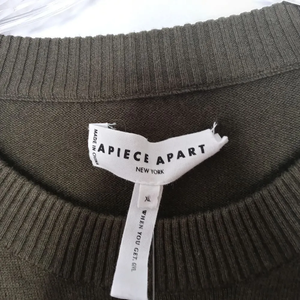 APIECE APART Dewi Balloon Sleeve Merino Wool & Silk Blend Sweater - Image 7