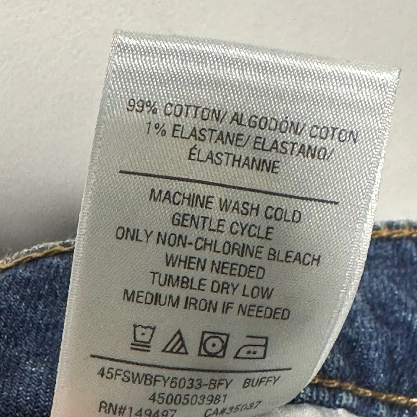 JOES JEANS High Rise Midi Skirt Blue Denim Raw Hem Size 30 - Image 4