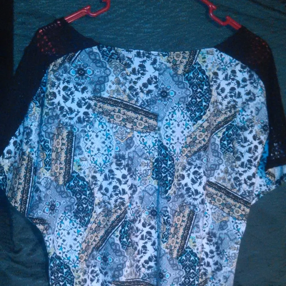 Bleeker & McDougal Short Sleeved Blouse White Size M - Image 11