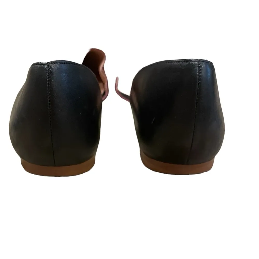 Madewell D'Orsay Red Calf Hair/Black Leather - Image 4