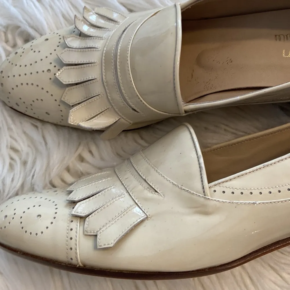 Te Casan Women's Cream Loafers size 41 Limited 100 NY Edition excellent cond - Image 2