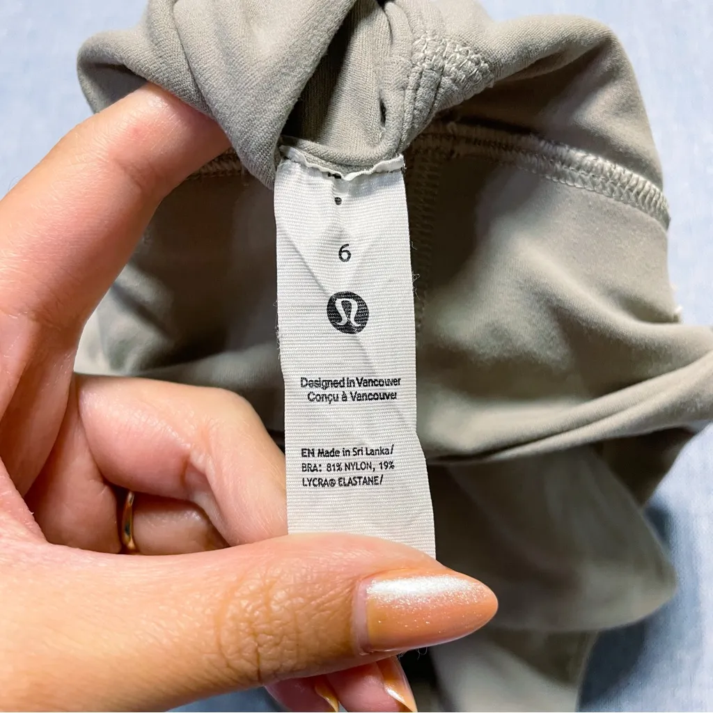 Lululemon Align Asymmetrical Bra Light Support A/B Cup One Shoulder Size 6 - Image 3