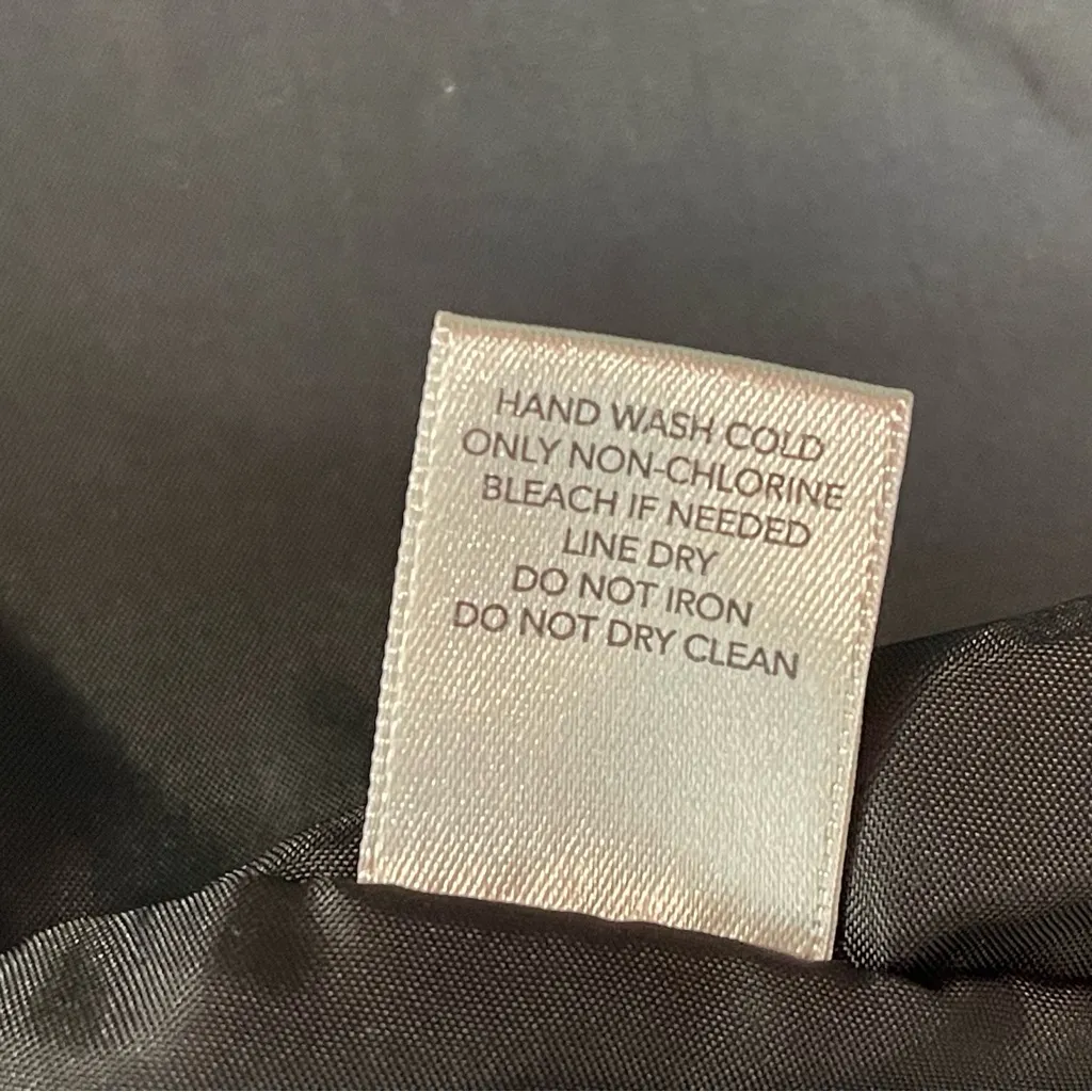 Christopher & Banks | Black Zip-Up Faux Leather Jacket | PXL - Image 9