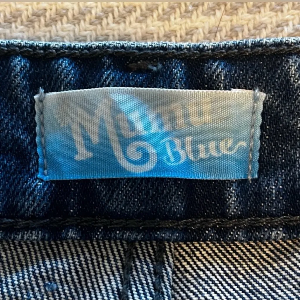 SHOW ME YOUR MUMU Brooklyn Distressed High Waist Split Frayed Crop Hem Sz 28 💛 - Image 10