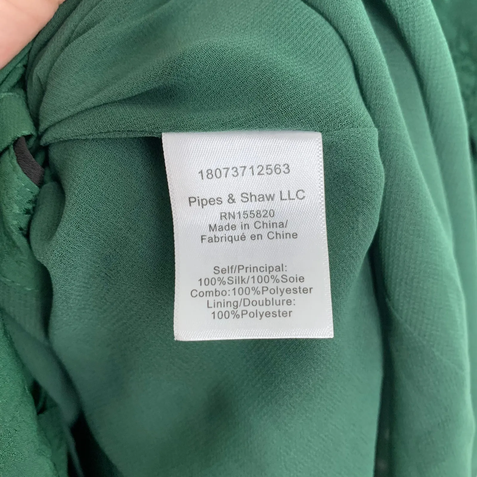 Veronica Beard Spur Western Silk Tie Midi Dress in Green Womens Size 8 - Image 14