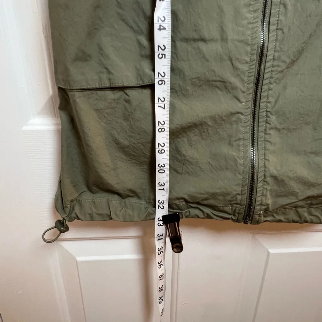 Cotton On Women Olive Green Zip-Up Vest Dress Size 8 - Image 5