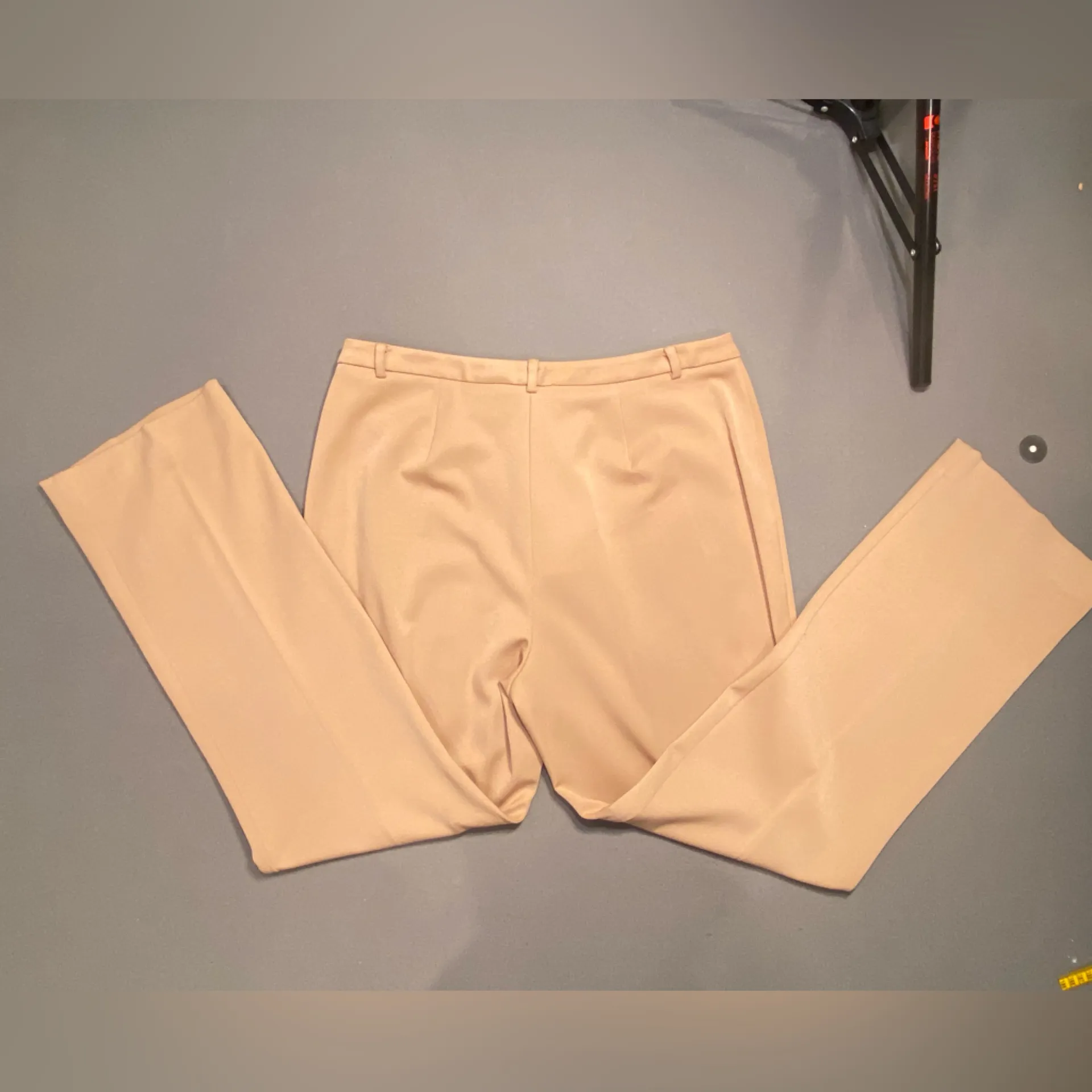 NWT, Sigrid Olsen, Camel color slacks, flat front, stretch fabric, size 14 - Image 2