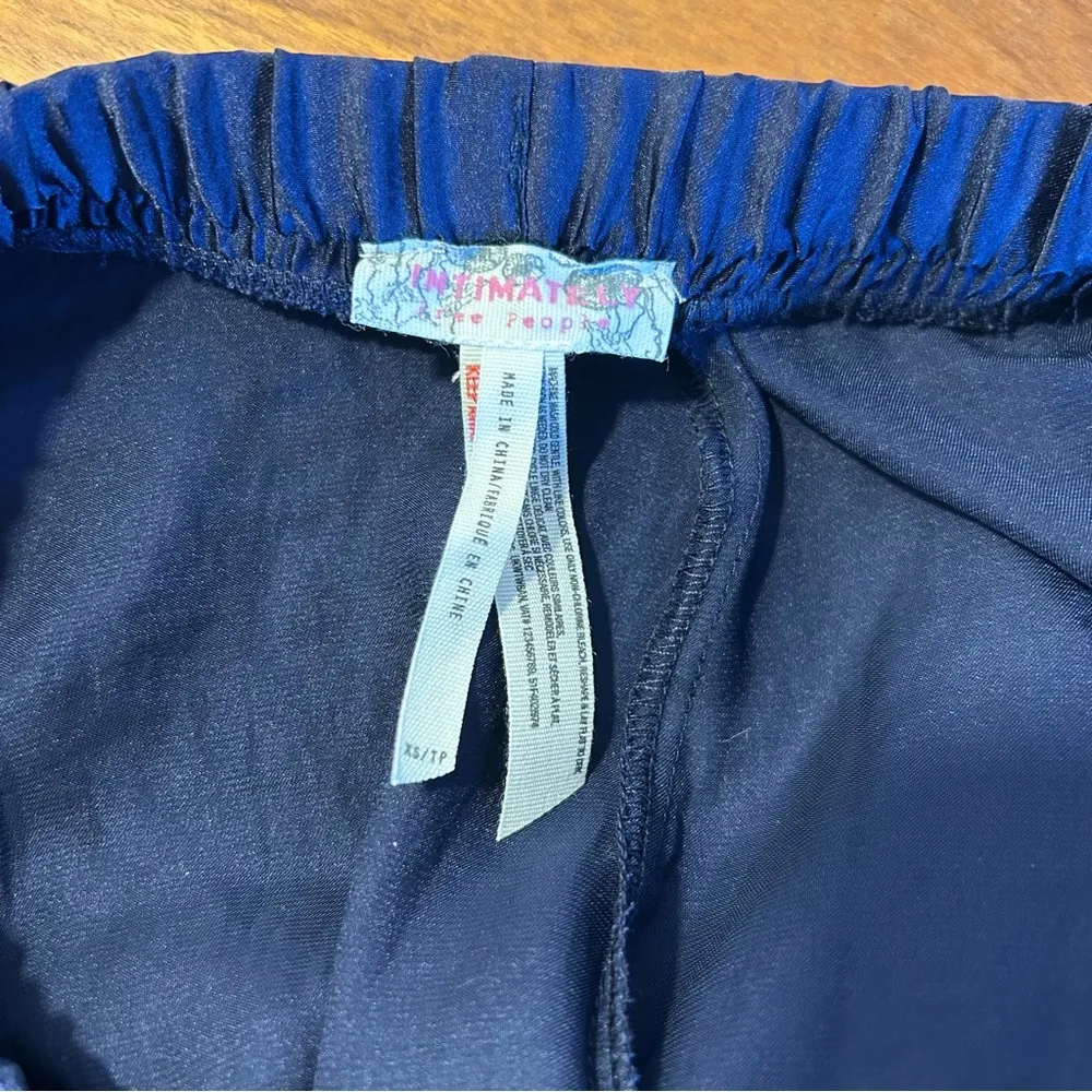 Free People Cascading Petal Short in Navy - Image 5