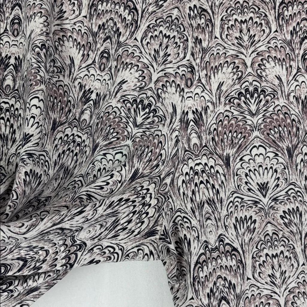 Soma Black and White Patterned wide leg Pants size Medium - Image 5