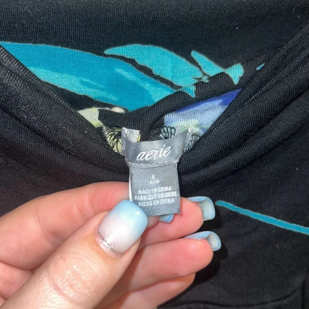 ✨aerie floral harem jogger sz large pants✨ - Image 4