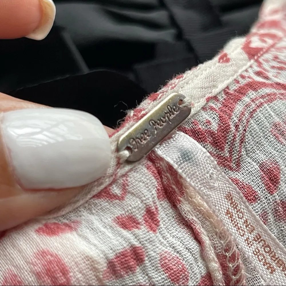 FREE PEOPLE | Bohemian Peasant Blouse Sz S - Image 11