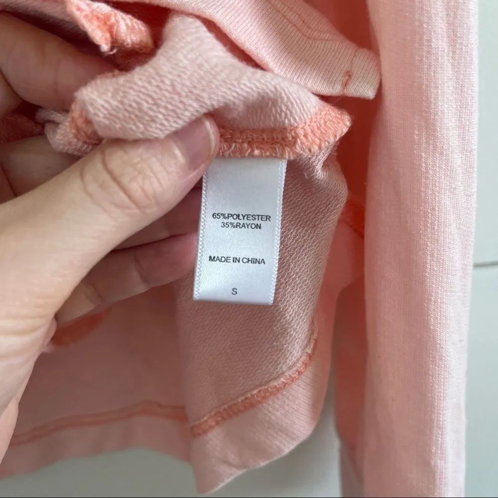 Koolaburra by Ugg Women’s Small Pink Lace Up Sweatshirt - Image 3