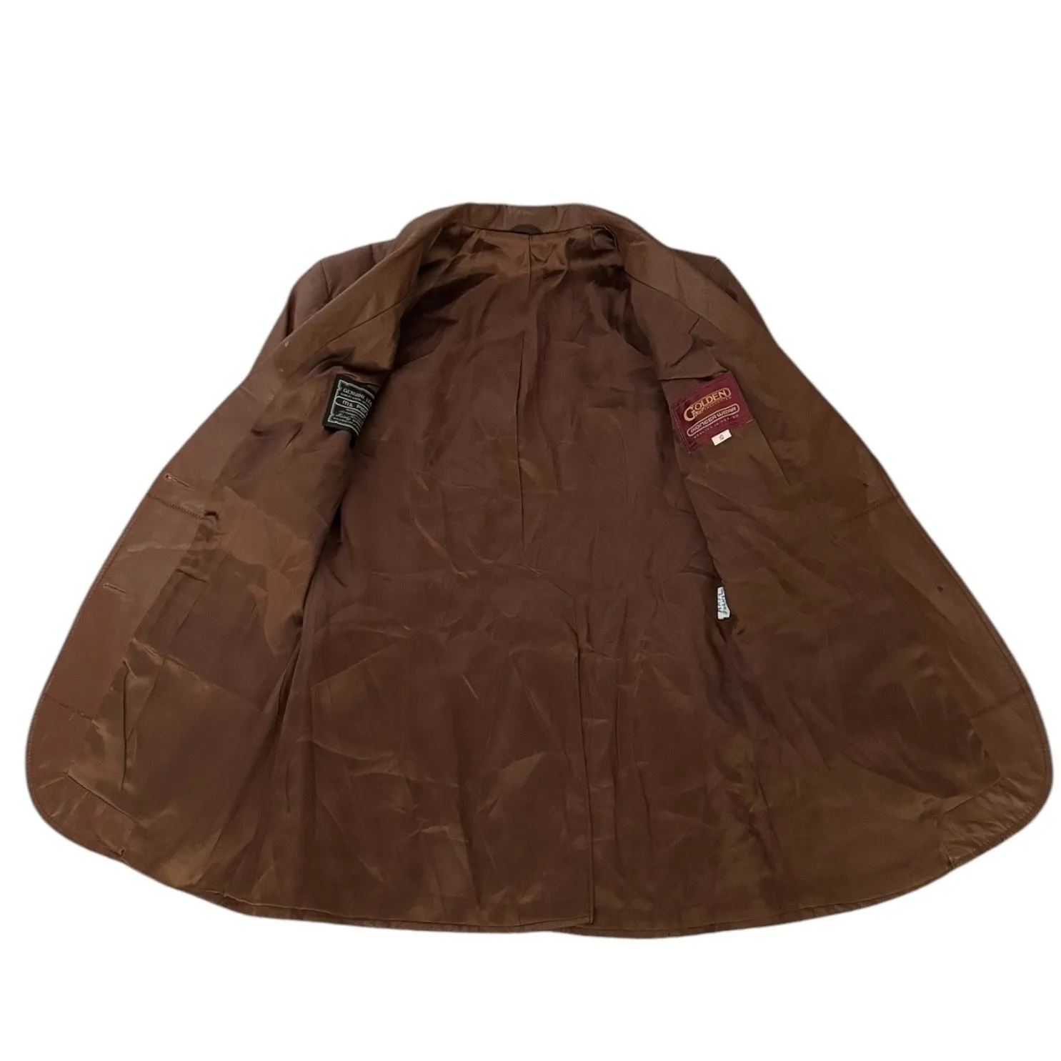 1980s Pioneer Wear genuine Brown leather blazer snakeskin - Image 14