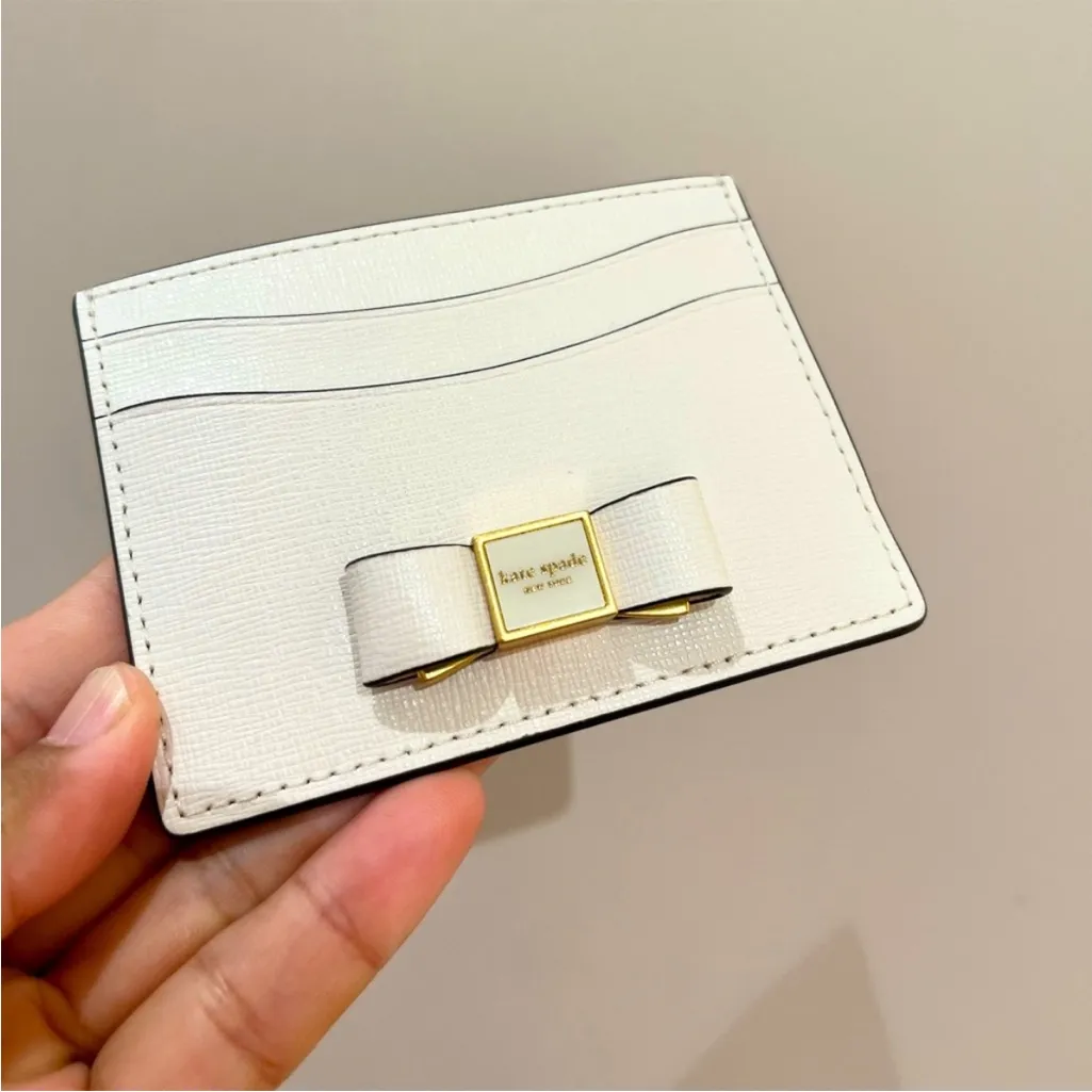 Kate Spade Morgan Bow Embellished
Cardholder # K9923 - Image 4