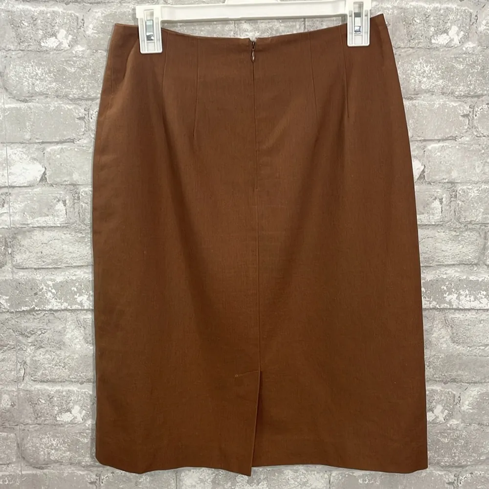 Chadwicks Linen Blend Blazer and Skirt Set - Image 8