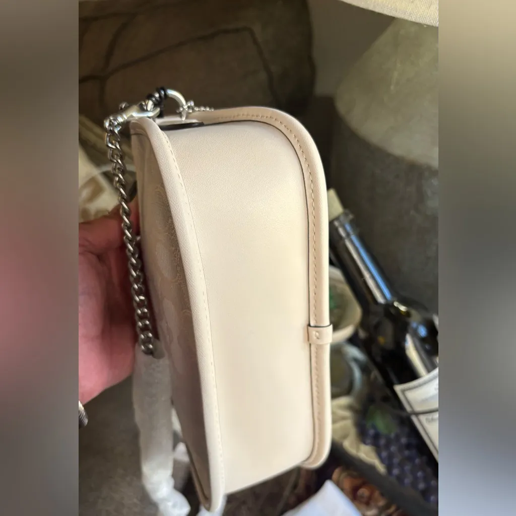 Authentic COACH 1941 Signature jacquard/Glovetanned turnlock zip closure Crosby - Image 12