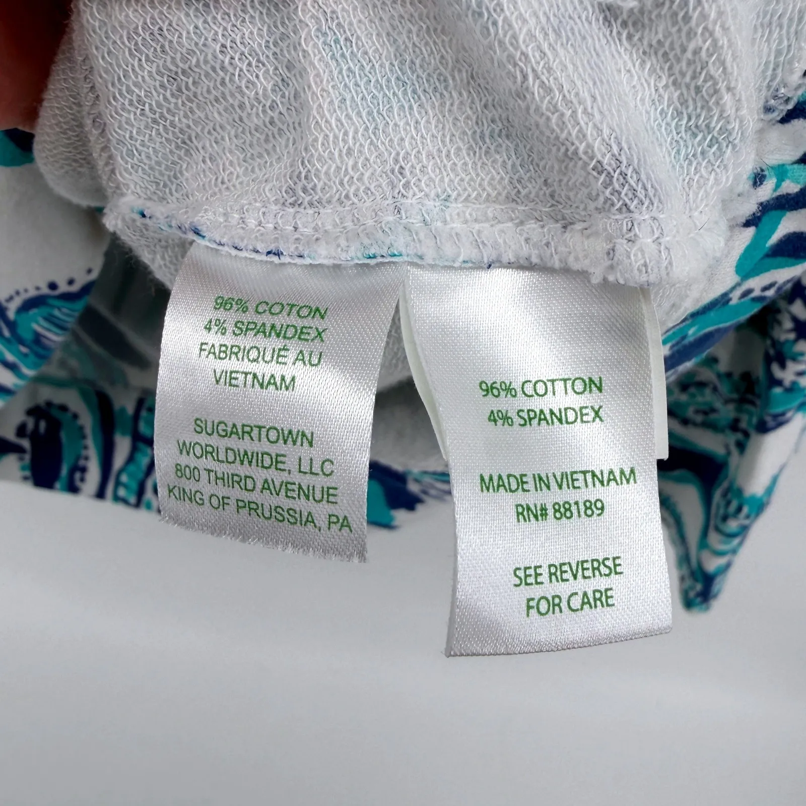 Lilly Pulitzer Skipper Popover Small 1/2 Zip Elephant Print Hooded Sweatshirt - Image 6