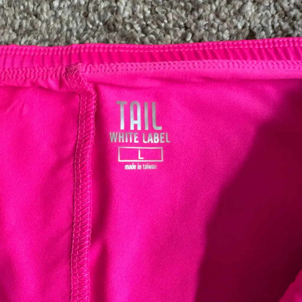 Tail White Label Womens Skort Golf Athletic Tennis Ruffle Large Colorful Pink - Image 4
