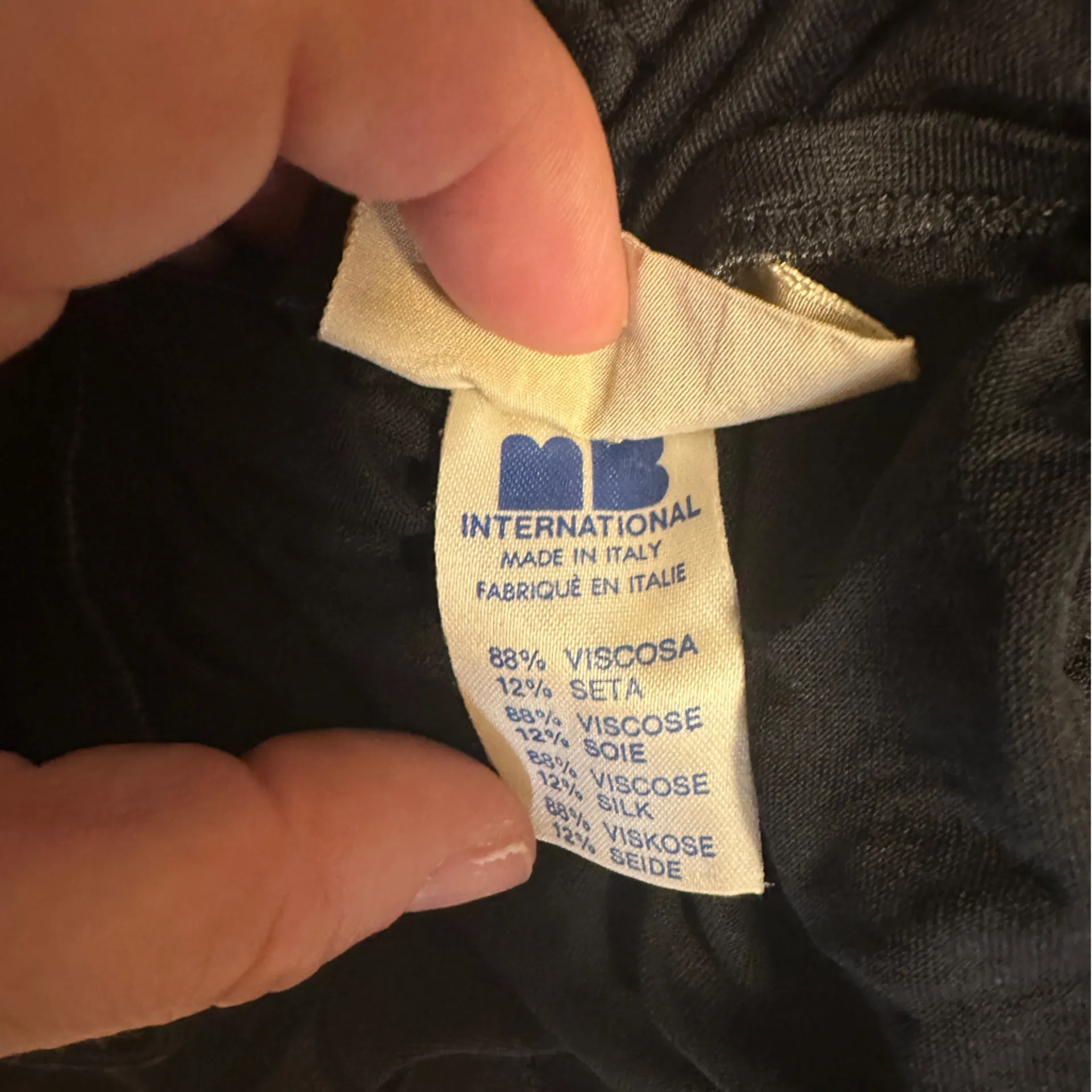 Anna Club By La Perla Elegant Black Wrap Dress Euro 42 US 6 WOWWW - Image 5