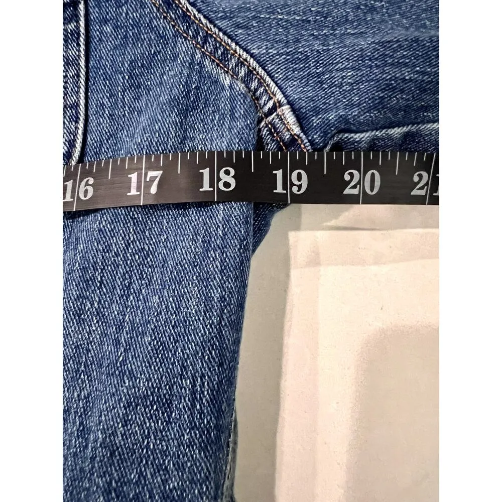 Vintage Jones Sport Retro Jean Jacket Medium Wash Size Medium Cowgirl Festival Blue - Image 11