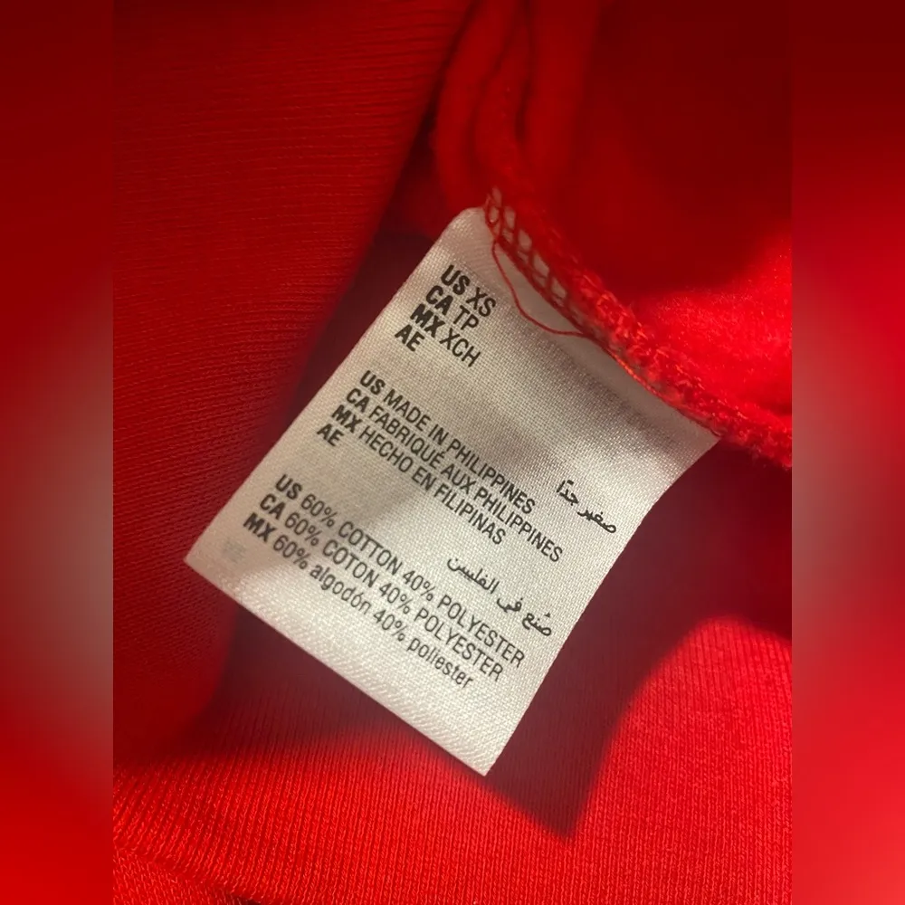 NWT INC International Concepts Red Rhinestone Embellished V-Neck Sweater - XS - Image 12