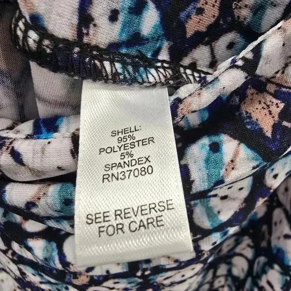 Cato Blue Floral Maxi Long Split Bottoms Skirt Plus 14/16W - Image 5