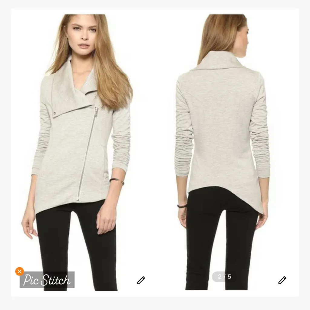 Helmut Lang Villous  Full Zip Sweatshirt - Image 2