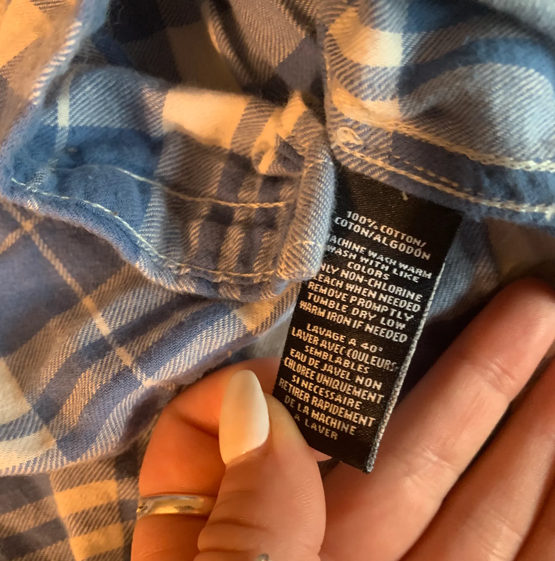 American Living Soft Plaid Button-up - Image 5